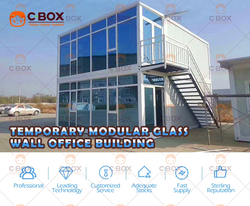 glass wall container house