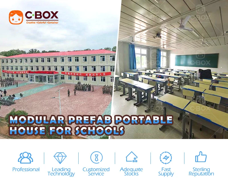 school prefabricated container house