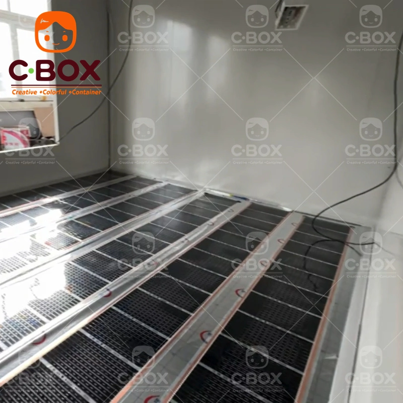 container house with the geothermal system