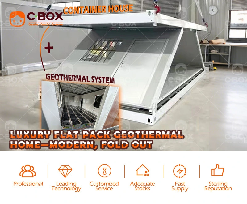 luxury flat pack container