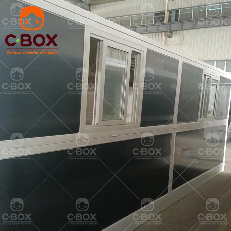 foldable container installation