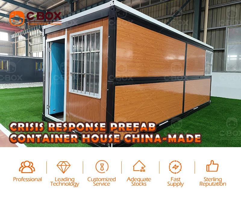 crisis response container housing