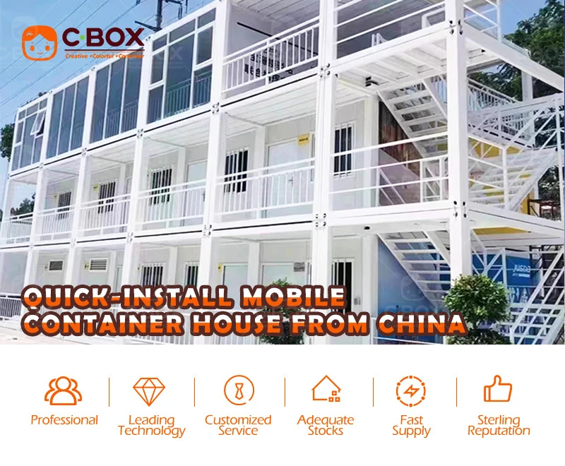 quick-installation container dwelling
