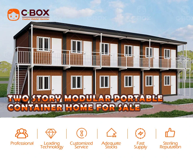 two story container house