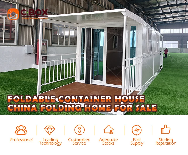 install folding container house