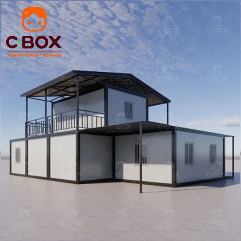2 story prefabricated container home