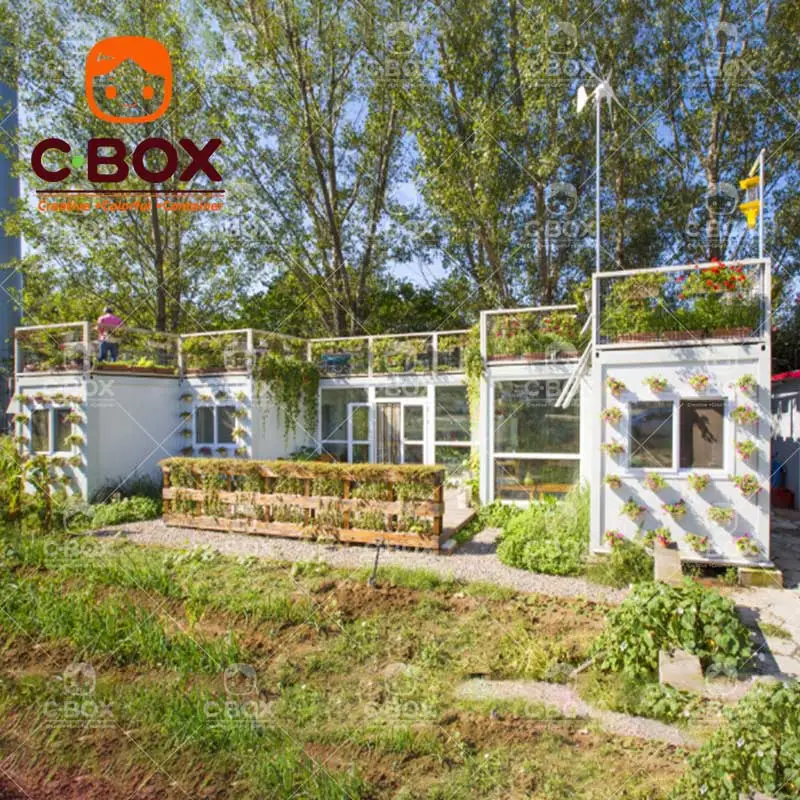 living flat pack container house
