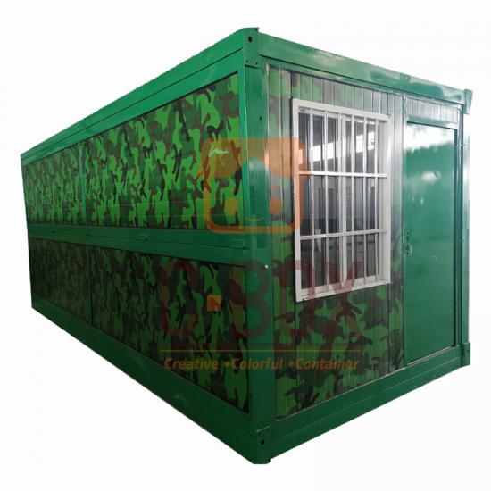 install folding container house
