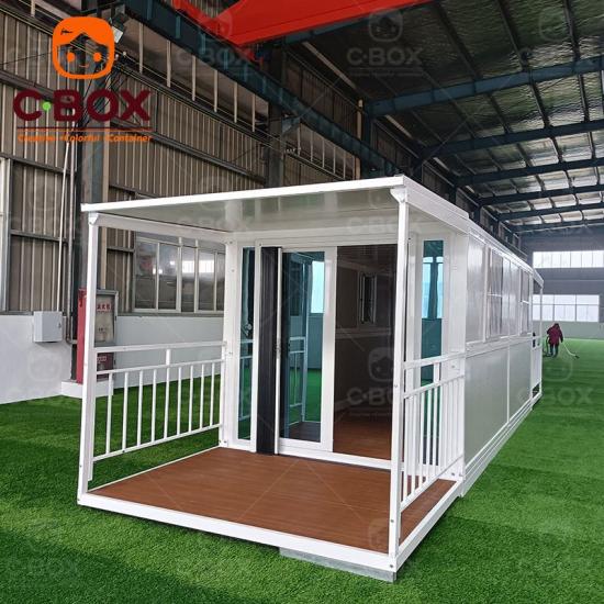 install folding container house