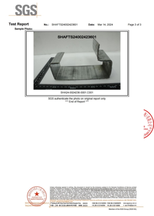 SGS Raw Materials Frame ROHS Testing-03