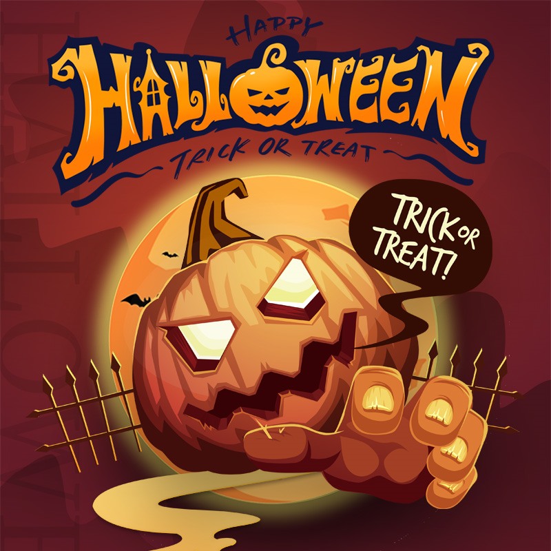 أتمنى لك عيد الهالوين المخيف!