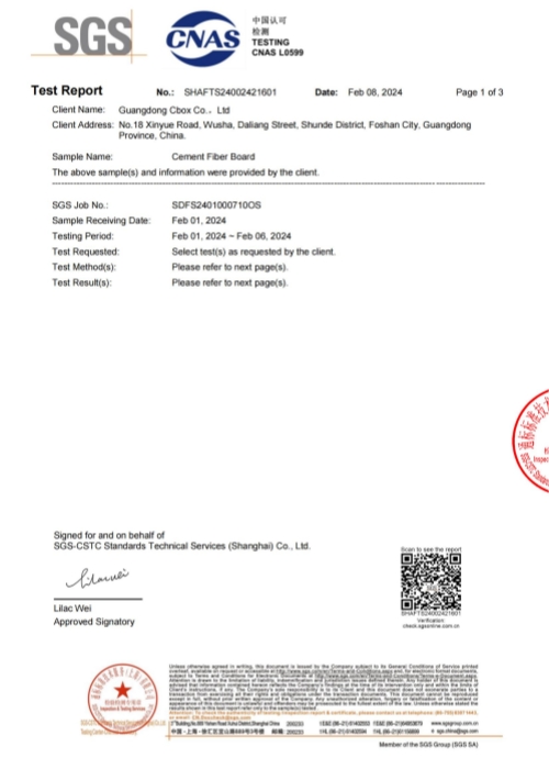 CBOX SGS Cement Fiberboard Asbestos-Free Certificate-01