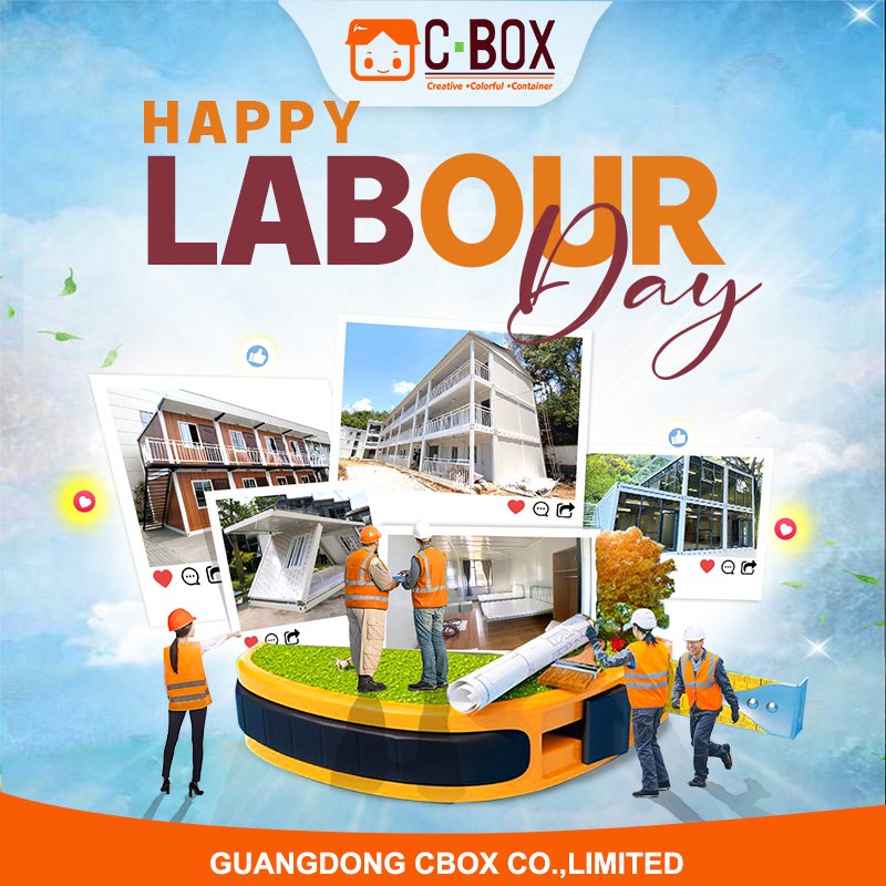 إشعار عطلة عيد العمال وترتيبات الخدمة الخاصة بشركة CBOX Container House